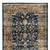 8' Blue And Rust Oriental Distressed Runner Rug 8' Blue And Rust Oriental Distressed Runner Rug