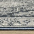 8' Blue And Gray Medallion Runner Rug