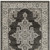 5' X 8' Gray And Beige Medallion Area Rug With Fringe