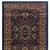 8' Blue And Red Oriental Runner Rug
