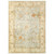 8' X 10' Blue And Sand Wool Oriental Hand Knotted Area Rug 8' X 10' Blue And Sand Wool Oriental Hand Knotted Area Rug