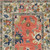 12' Salmon Blue And Yellow Oriental Runner Rug With Fringe 12' Salmon Blue And Yellow Oriental Runner Rug With Fringe