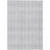 5' X 8' Pewter And Silver Geometric Washable Indoor Outdoor Area Rug