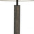 62" Black Wood And Metal Floor Lamp With Light Gray Fabric Drum Shade 62" Black Wood And Metal Floor Lamp With Light Gray Fabric Drum Shade