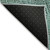 10' X 14' Teal Blue And Charcoal Geometric Washable Indoor Outdoor Area Rug