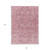 8' X 10' Pink Blush And Charcoal Floral Washable Indoor Outdoor Area Rug 8' X 10' Pink Blush And Charcoal Floral Washable Indoor Outdoor Area Rug
