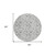 8' Silver Beige And Taupe Round Geometric Washable Indoor Outdoor Area Rug