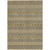 3' X 5' Gold Gray And Silver Floral Medallion Washable Indoor Outdoor Area Rug