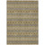 10' X 14' Gold Gray And Silver Floral Medallion Washable Indoor Outdoor Area Rug