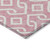 5' X 8' Blush And Ivory Geometric Washable Indoor Outdoor Area Rug