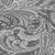8' X 10' Gray Charcoal And Ivory Paisley Washable Indoor Outdoor Area Rug