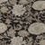 8' Black Taupe And Beige Round Floral Washable Indoor Outdoor Area Rug