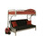 78" X 41" X 65" Twin Over Full Silver Metal Tube Bunk Bed 78" X 41" X 65" Twin Over Full Silver Metal Tube Bunk Bed