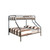 Gunmetal Twin Over Queen Bunk Bed Gunmetal Twin Over Queen Bunk Bed