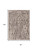 8' X 11' Gray And Black Abstract Distressed Area Rug