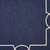 8' X 11' Blue And Ivory Geometric Hand Hooked Area Rug 8' X 11' Blue And Ivory Geometric Hand Hooked Area Rug