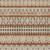 8' X 10' Chocolate And Taupe Quatrefoil Washable Indoor Outdoor Area Rug