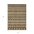 8' X 10' Brown And Taupe Quatrefoil Washable Indoor Outdoor Area Rug