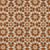 10' X 14' Orange Beige And Copper Floral Medallion Washable Indoor Outdoor Area Rug