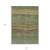 8' X 10' Olive Green And Chocolate Striped Washable Indoor Outdoor Area Rug 8' X 10' Olive Green And Chocolate Striped Washable Indoor Outdoor Area Rug