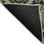 9' X 12' Black Gold And Copper Floral Washable Indoor Outdoor Area Rug