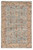 3' X 5' Blue And Beige Jute Floral Hand Woven Area Rug 3' X 5' Blue And Beige Jute Floral Hand Woven Area Rug