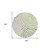 8' Artichoke Green And Fern Green Round Abstract Washable Indoor Outdoor Area Rug 8' Artichoke Green And Fern Green Round Abstract Washable Indoor Outdoor Area Rug