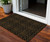 3' X 5' Brown And Black Medallion Washable Indoor Outdoor Area Rug 3' X 5' Brown And Black Medallion Washable Indoor Outdoor Area Rug