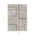9' X 12' Taupe Charcoal And Copper Geometric Washable Indoor Outdoor Area Rug