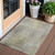 3' X 5' Taupe Beige And Brown Abstract Washable Indoor Outdoor Area Rug 3' X 5' Taupe Beige And Brown Abstract Washable Indoor Outdoor Area Rug