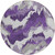 8' Purple Lavender And Gray Round Abstract Washable Indoor Outdoor Area Rug
