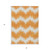 3' X 5' Orange And Ivory Chevron Washable Indoor Outdoor Area Rug 3' X 5' Orange And Ivory Chevron Washable Indoor Outdoor Area Rug