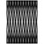 10' X 14' Black Ivory And Gray Geometric Washable Indoor Outdoor Area Rug