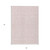 3' X 5' Pink And Ivory Geometric Washable Indoor Outdoor Area Rug 3' X 5' Pink And Ivory Geometric Washable Indoor Outdoor Area Rug