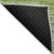 9' X 12' Green And Ivory Striped Washable Indoor Outdoor Area Rug