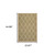 2' X 4' Tan Geometric Stain Resistant Indoor Outdoor Area Rug 2' X 4' Tan Geometric Stain Resistant Indoor Outdoor Area Rug