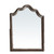 40" Gray Solid Wood Arch Dresser Mount Framed Mirror 40" Gray Solid Wood Arch Dresser Mount Framed Mirror