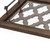 35" Silver Wood Indoor Outdoor Tray With Handles 35" Silver Wood Indoor Outdoor Tray With Handles