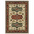 2' X 3' Brick Red Orange Rust Beige Gold Pale Blue Olive Navy And Black Oriental Power Loom Stain Resistant Area Rug With Fringe 2' X 3' Brick Red Orange Rust Beige Gold Pale Blue Olive Navy And Black Oriental Power Loom Stain Resistant Area Rug With Fringe