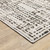 7' X 10' Ivory And Gray Abstract Area Rug 7' X 10' Ivory And Gray Abstract Area Rug