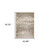 5' X 8' Beige Grey Ivory Tan And Brown Abstract Power Loom Stain Resistant Area Rug 5' X 8' Beige Grey Ivory Tan And Brown Abstract Power Loom Stain Resistant Area Rug