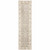 8' Gray And Ivory Oriental Runner Rug 8' Gray And Ivory Oriental Runner Rug