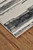 7' X 10' Silver Gray And Black Abstract Stain Resistant Area Rug
