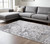 13' X 20' Silver And Gray Abstract Area Rug