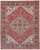 2' X 3' Red Gray And Ivory Wool Floral Hand Knotted Distressed Stain Resistant Area Rug With Fringe 2' X 3' Red Gray And Ivory Wool Floral Hand Knotted Distressed Stain Resistant Area Rug With Fringe