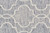 2' X 3' Ivory And Gray Wool Geometric Hand Tufted Area Rug