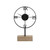 18" Black Metal Table Clock 18" Black Metal Table Clock