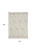 2' X 3' Ivory Tan And Silver Wool Geometric Tufted Handmade Stain Resistant Area Rug 2' X 3' Ivory Tan And Silver Wool Geometric Tufted Handmade Stain Resistant Area Rug