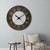 57" Round Industrial Brown Wall Clock 57" Round Industrial Brown Wall Clock
