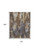 8' X 10' Brown Blue And Ivory Abstract Distressed Area Rug